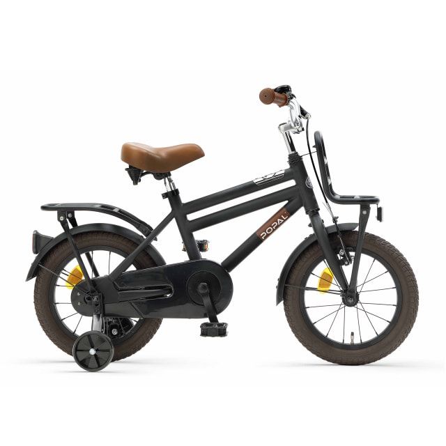 Popal Cooper 14 inch Jongensfiets Mat Zwart